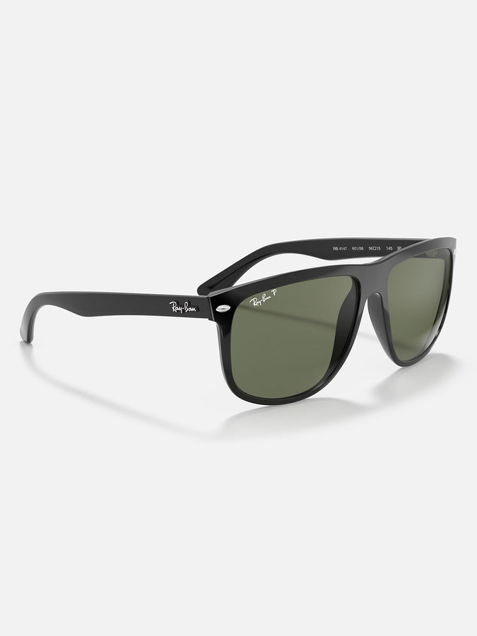Ray-Ban Boyfriend Black/Dark Green Sunglasses | BLACK/DARK GREEN