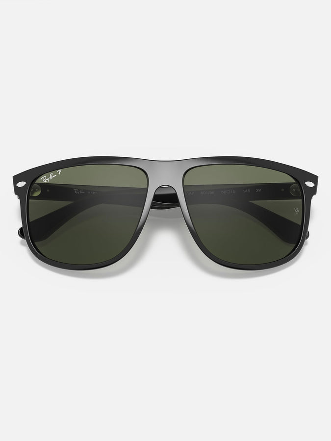 Ray-Ban Boyfriend Black/Dark Green Sunglasses | BLACK/DARK GREEN