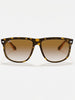 Ray-Ban Boyfriend Light Havana/Light Brown Gradient Sunglasses