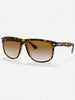 Ray-Ban Boyfriend Light Havana/Light Brown Gradient Sunglasses
