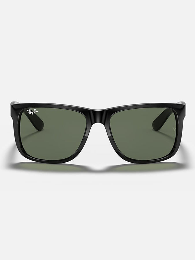 Ray Ban 2024 Justin Black/Green Classic G-15 Sunglasses | BLACK/GREEN