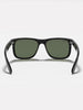 Ray-Ban Justin Polished Black/Dark Green Sunglasses