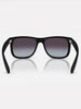 Justin Matte Black/Grey Gardient Sunglasses