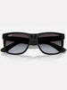 Justin Matte Black/Grey Gardient Sunglasses
