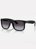 Justin Matte Black/Grey Gardient Sunglasses