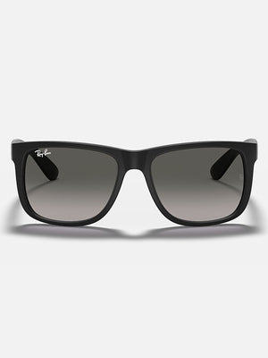 Ray Ban 2024 Justin Matte Black/Grey Gradient Sunglasses
