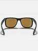 Ray-Ban Justin Matte Black/Blue Mirror Sunglasses