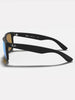 Ray-Ban Justin Matte Black/Blue Mirror Sunglasses