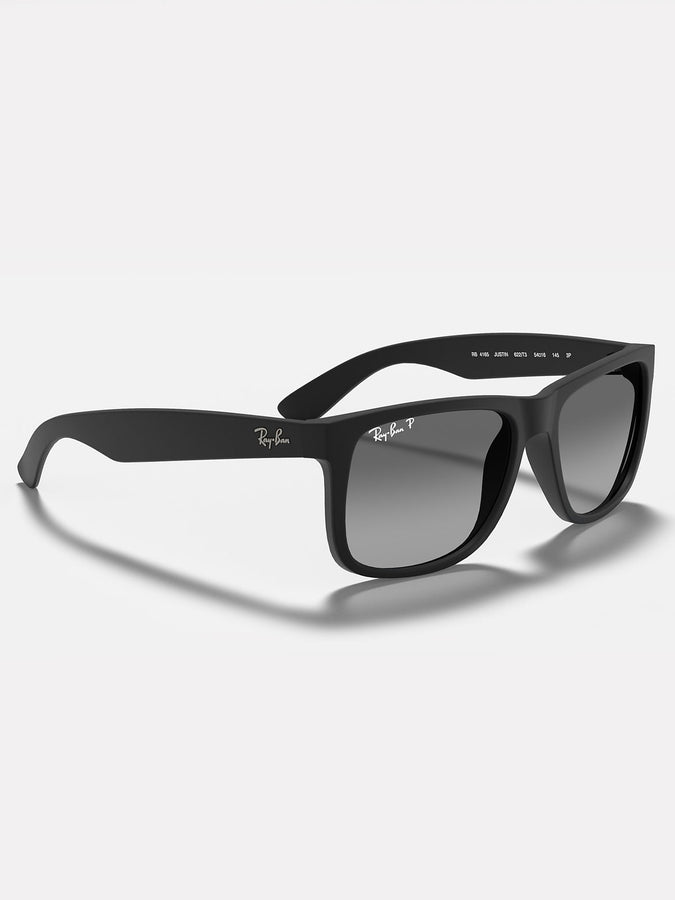 Ray-Ban Justin Matte Black/Grey Gradient Sunglasses | MATTE BLACK/GREY GRADIENT