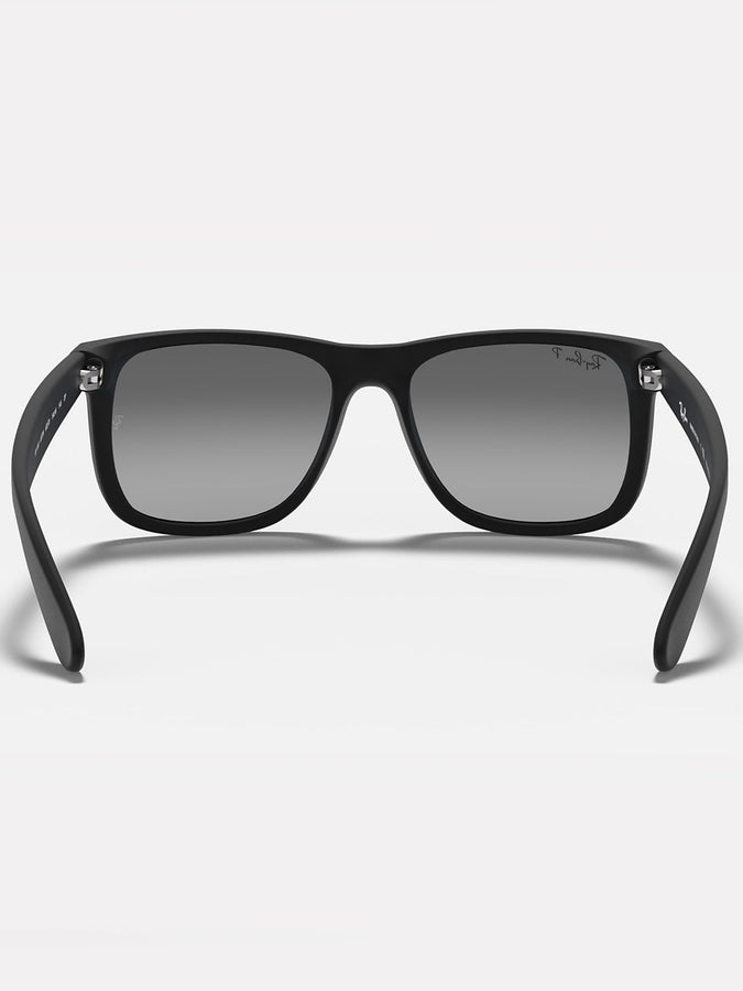 Ray-Ban Justin Matte Black/Grey Gradient Sunglasses | MATTE BLACK/GREY GRADIENT