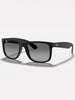 Ray-Ban Justin Matte Black/Grey Gradient Sunglasses