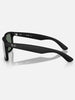 Ray-Ban Justin Black/Green Mirror Silver Polarized Sunglasses