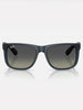 Ray-Ban Justin Rubber Blue/Grey Grad Sunglasses