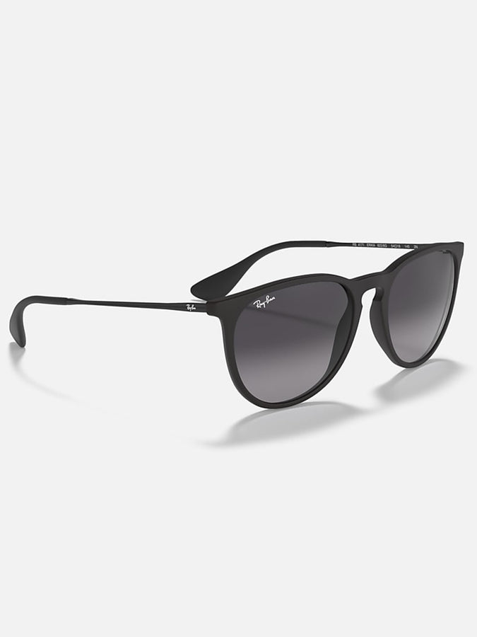 Ray Ban 2024 Erika Matte Black/Grey Gradient Sunglasses | MATTE BLACK/GREY