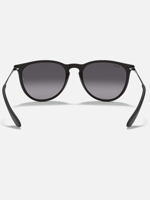 Ray Ban 2024 Erika Matte Black/Grey Gradient Sunglasses