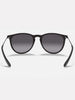 Ray-Ban Erika Matte Black/Grey Gradient Sunglasses