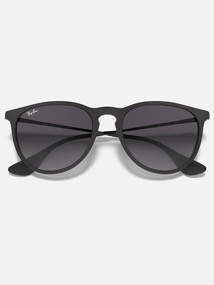 Ray Ban 2024 Erika Matte Black/Grey Gradient Sunglasses