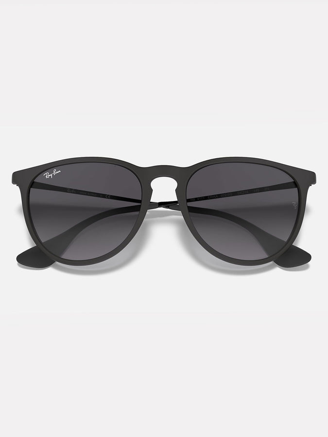 Ray-Ban Erika Matte Black/Grey Gradient Sunglasses | MATTE BLACK/GREY GRADIENT