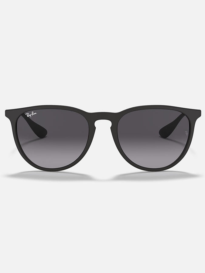 Ray Ban 2024 Erika Matte Black/Grey Gradient Sunglasses | MATTE BLACK/GREY