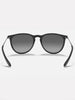 Ray-Ban Erika Matte Black/Grey Gradient Sunglasses