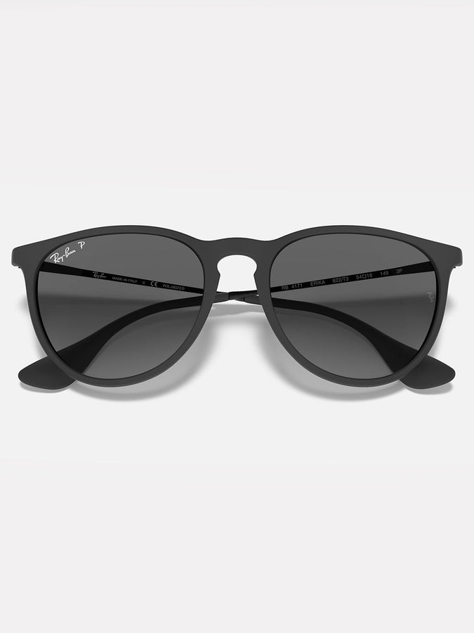 Ray-Ban Erika Matte Black/Grey Gradient Sunglasses | MATTE BLACK/GREY GRADIENT
