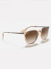 Ray-Ban Erika Transparent Brown/Brown Grad Sunglasses