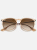 Ray Ban 2024 Erika Transparent Brown/Brown Gradient Sunglasses