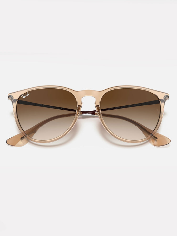 Ray-Ban Erika Transparent Brown/Brown Grad Sunglasses | TRANSPARENT BROWN/BROWN GRAD