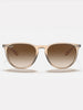 Ray-Ban Erika Transparent Brown/Brown Grad Sunglasses