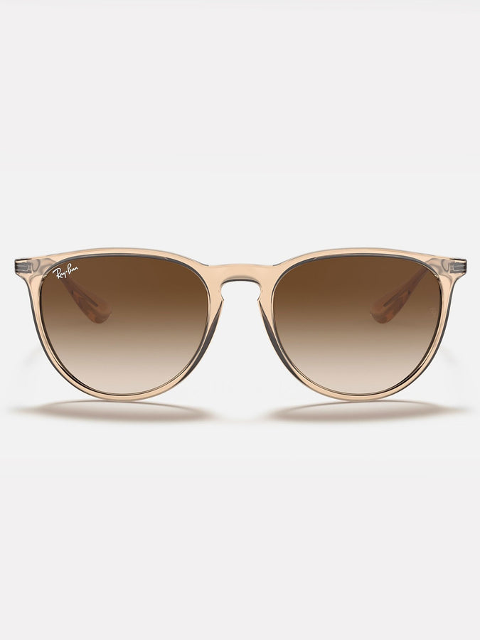Ray-Ban Erika Transparent Brown/Brown Grad Sunglasses | TRANSPARENT BROWN/BROWN GRAD