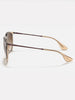 Ray-Ban Erika Transparent Brown/Brown Grad Sunglasses