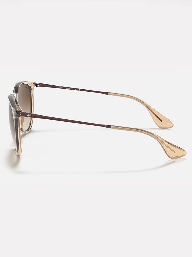 Ray-Ban Erika Transparent Brown/Brown Grad Sunglasses | TRANSPARENT BROWN/BROWN GRAD