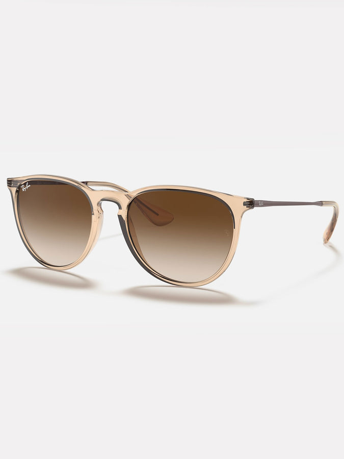 Ray-Ban Erika Transparent Brown/Brown Grad Sunglasses | TRANSPARENT BROWN/BROWN GRAD