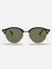 Ray Ban 2024 Clubround Black/Green Classic G-15 Sunglasses
