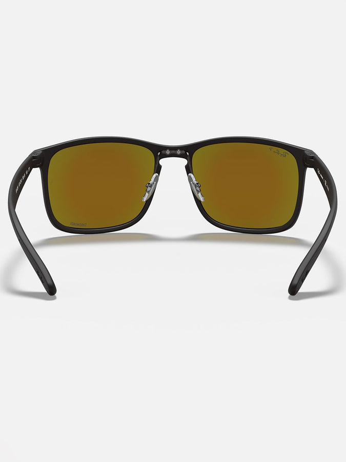 Ray-Ban RB4264 Matte Black/Blue Mirror Polarized Sunglasses | MATTE BLACK/BLUE MIRROR