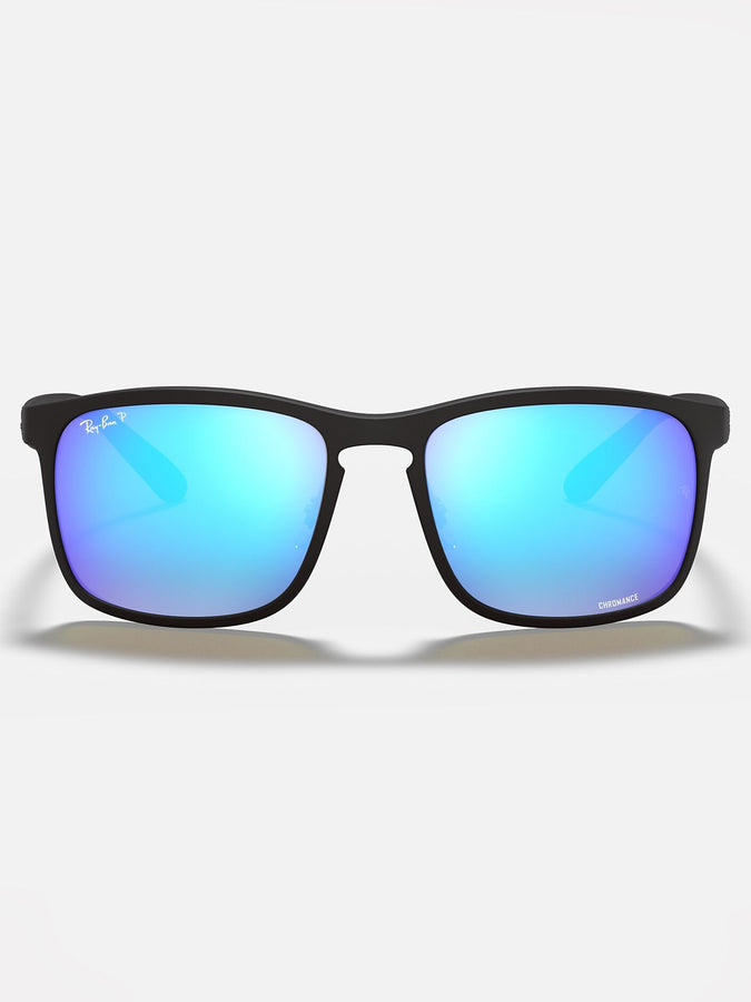Ray-Ban RB4264 Matte Black/Blue Mirror Polarized Sunglasses | MATTE BLACK/BLUE MIRROR