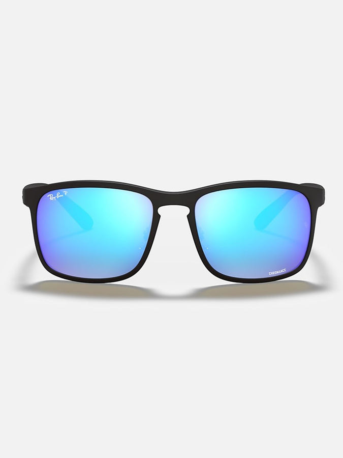 Ray Ban 2024 RB4264 Matte Black/Blue Chromance Sunglasses | MATTE BLACK/BLUE