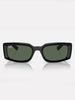 Ray-Ban Kiliane Polished Black/Dark Green Sunglasses