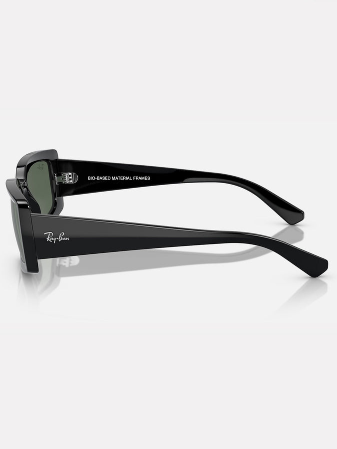 Ray-Ban Kiliane Polished Black/Dark Green Sunglasses | POLISHED BLACK/DARK GREEN