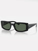 Ray-Ban Kiliane Polished Black/Dark Green Sunglasses