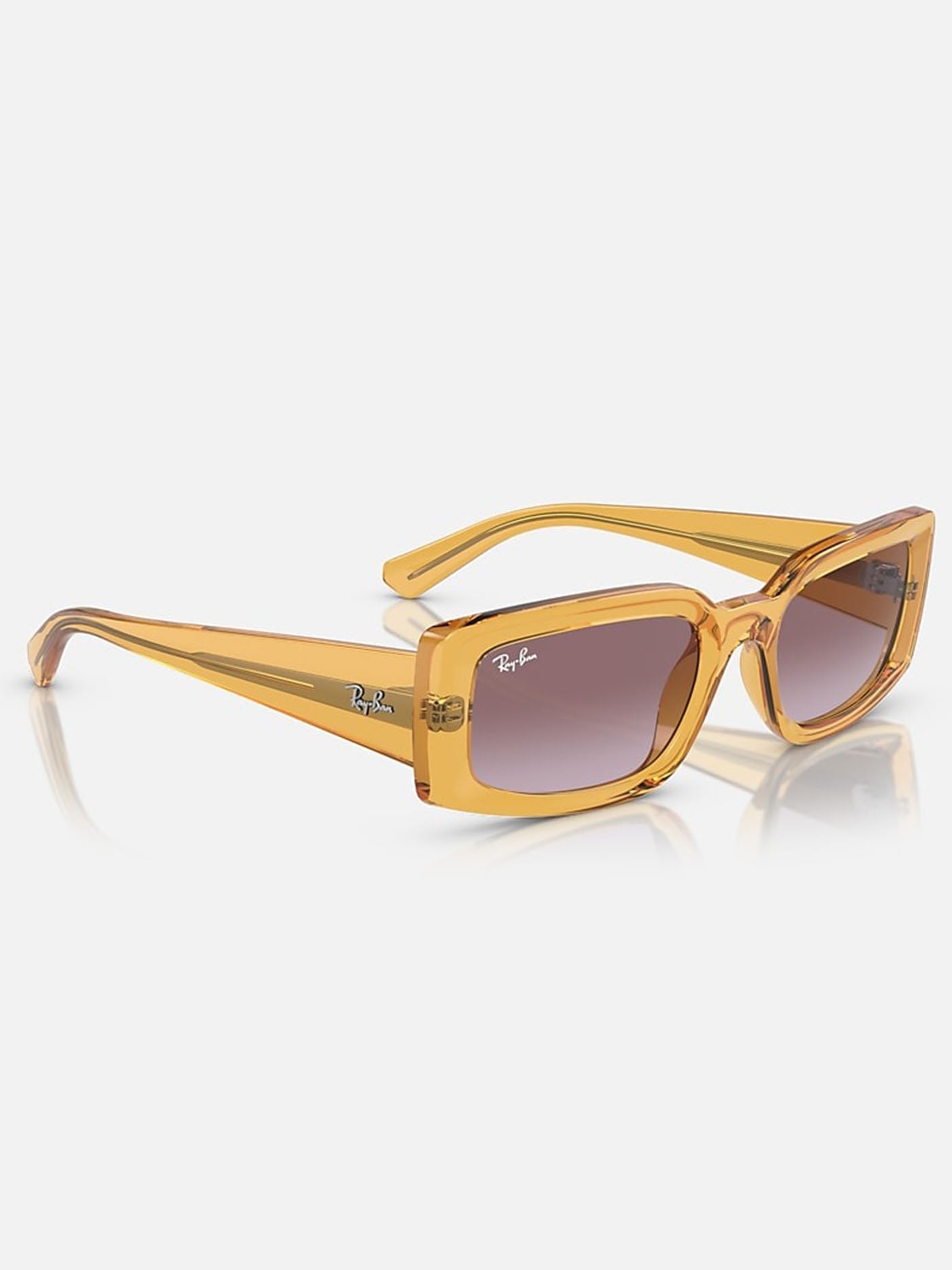 Ray Ban 2024 Kiliane Transparent Yellow/Violet Gradient Sunglasses