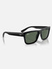 Ray-Ban Warren Bio-Based Black/Dark Green Sunglasses