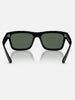Ray-Ban Warren Bio-Based Black/Dark Green Sunglasses