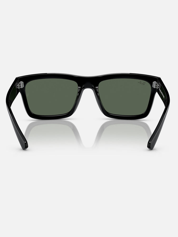 Ray-Ban Warren Bio-Based Black/Dark Green Sunglasses | BLACK/DARK GREEN