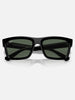 Ray-Ban Warren Bio-Based Black/Dark Green Sunglasses