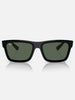 Ray-Ban Warren Bio-Based Black/Dark Green Sunglasses