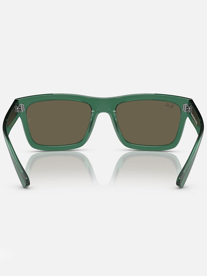 Ray-Ban Warren Bio-Based Transparent Green/Brown Sunglasses | TRANSPARENT GREEN/BROWN