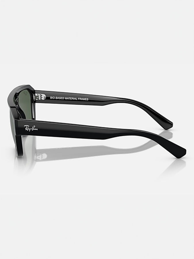 Ray Ban Corrigan Black/Dark Green Sunglasses | BLACK/DARK GREEN