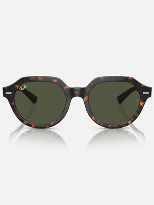 Ray Ban 2024 Gina Havana/Green Classic Sunglasses