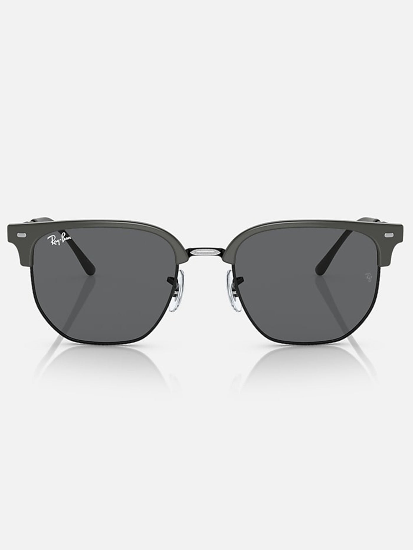 Ray Ban 2024 New Clubmaster Grey On Black/Grey Classic Sunglasses